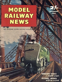 Model Railway News - September 1960